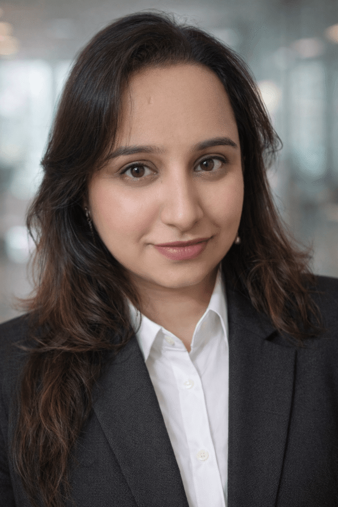 Prabhleen Kaur digital marketing professional headshot in formal business attire