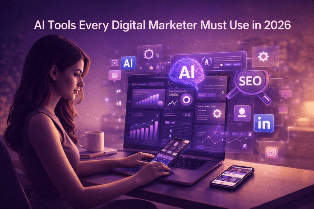 AI Tools Every Digital Marketer Must Use in 2026
